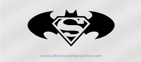 Batman Superman Decal